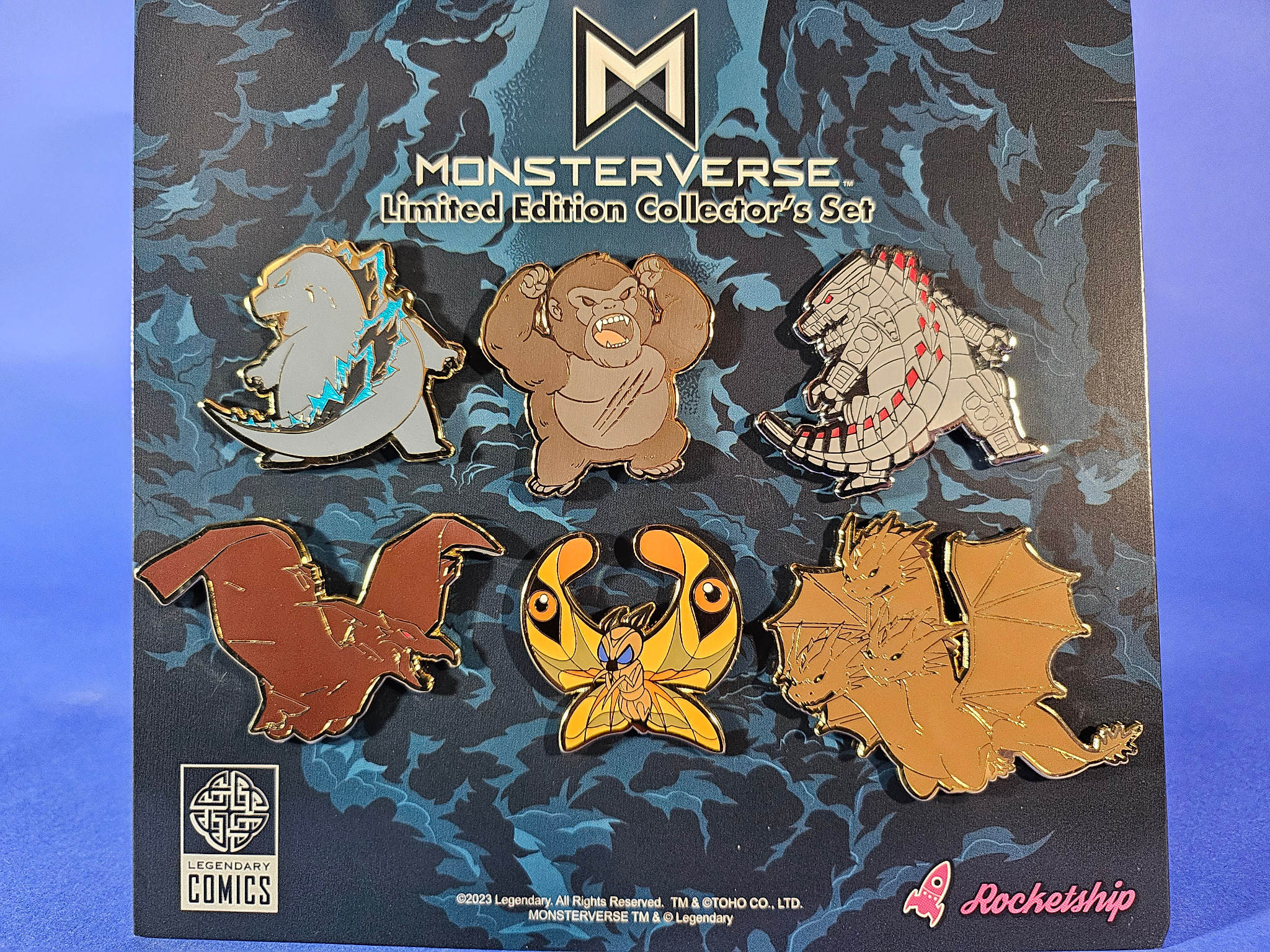 MonsterVerse Limited Edition Collector's Pin Set by Rocketship (2023)
