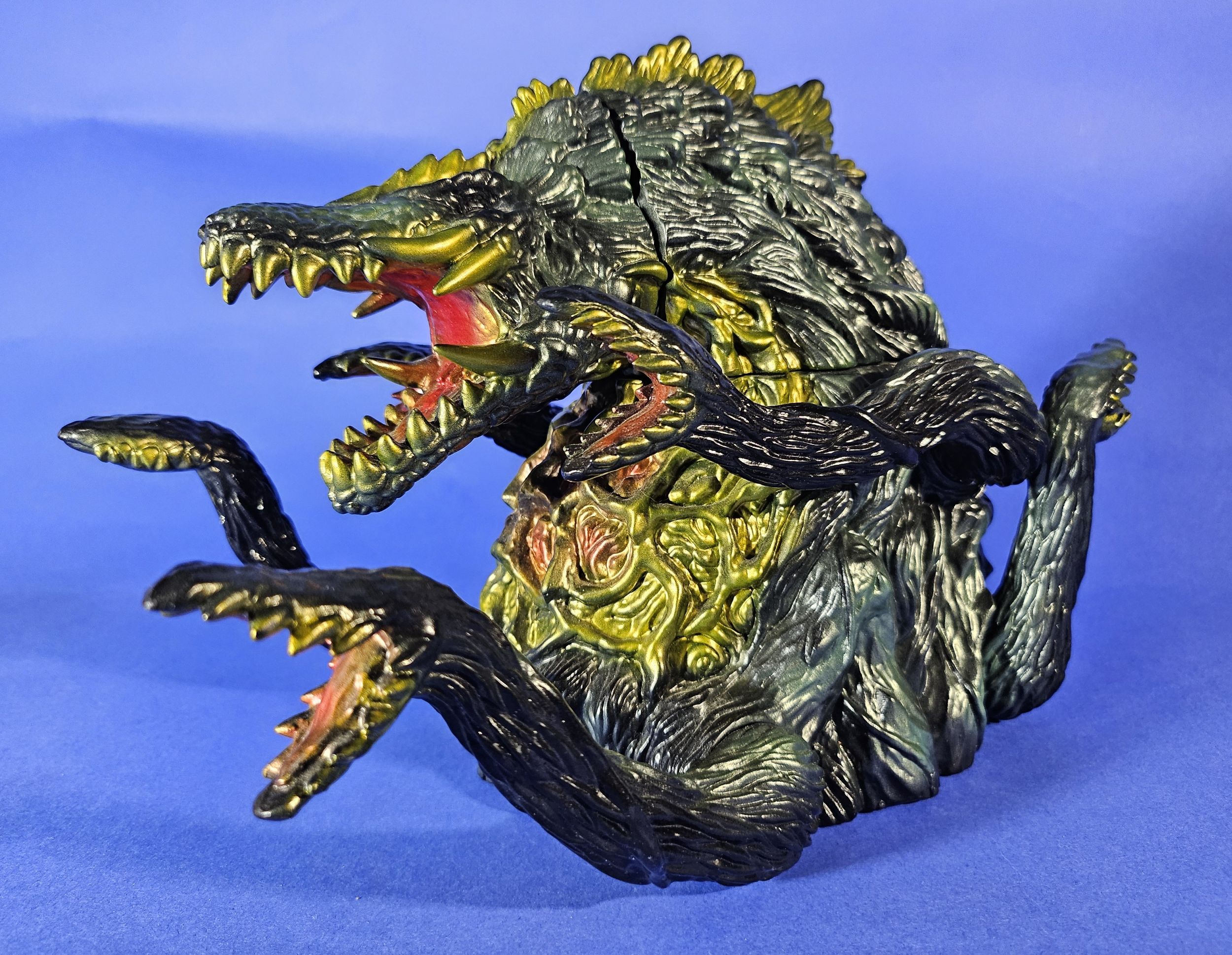 Biollante Metallic Green and Gold Version by Marmit