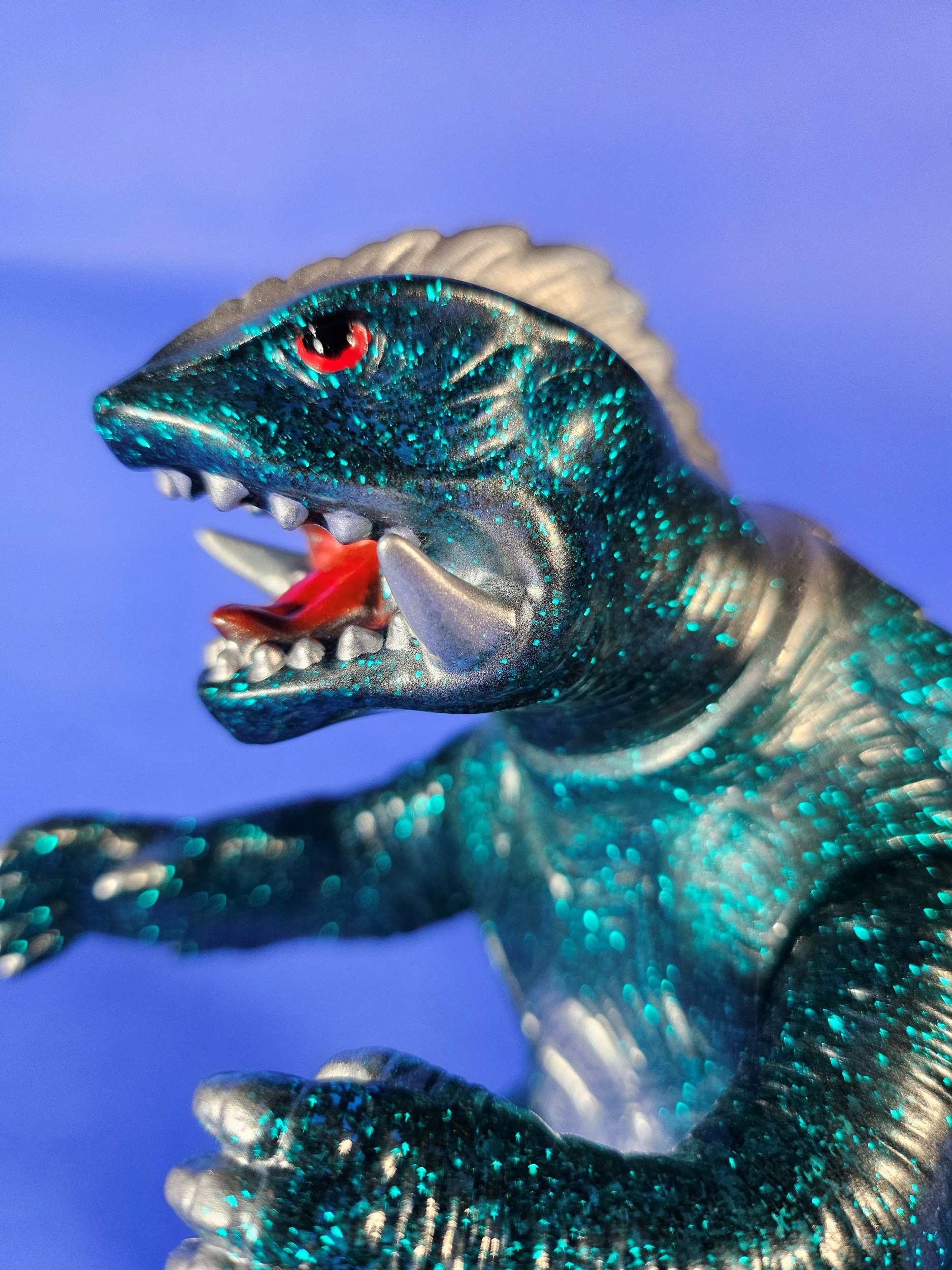 Gamera 3 Green Glitter Red-Eye Version (Dengeki 7) by Marusan