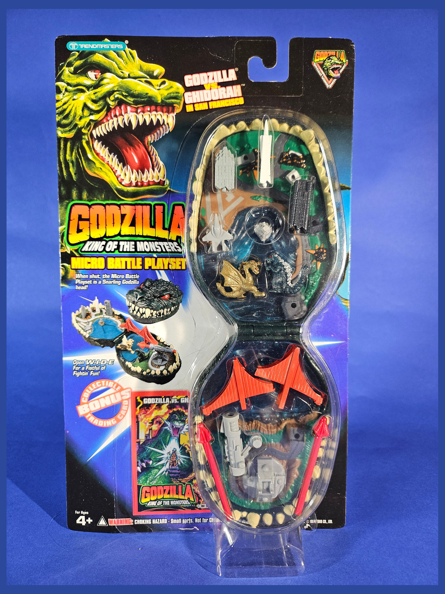 Godzilla vs. Ghidorah Trendmasters Micro Battle Playset MOC
