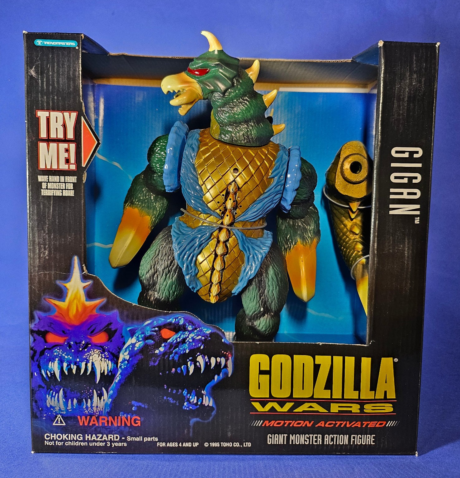 Gigan – Trendmasters Godzilla Wars 10" Figure MIB