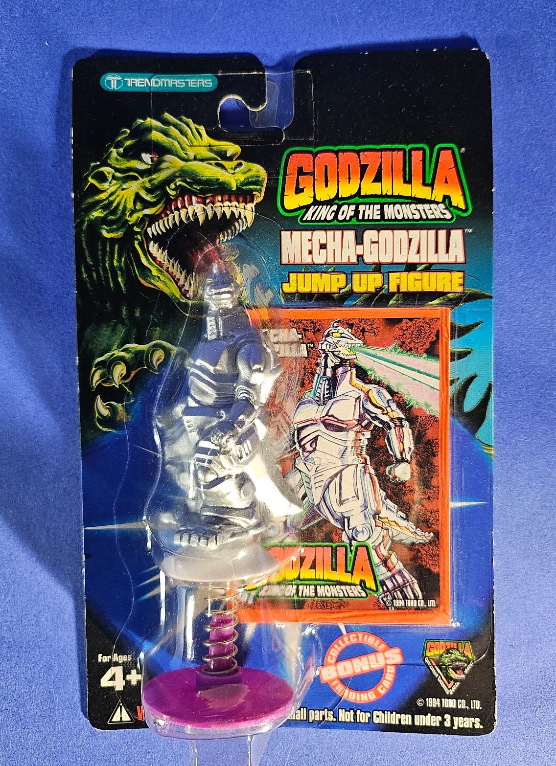 Mecha-Godzilla – 1994 Trendmasters Godzilla King of the Monsters Jump Up Figure – MOC