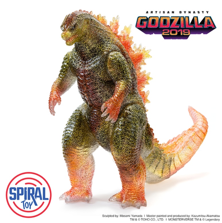 Godzilla 2019 Artisan Dynasty Silver Glitter Edition by Spiral MIB
