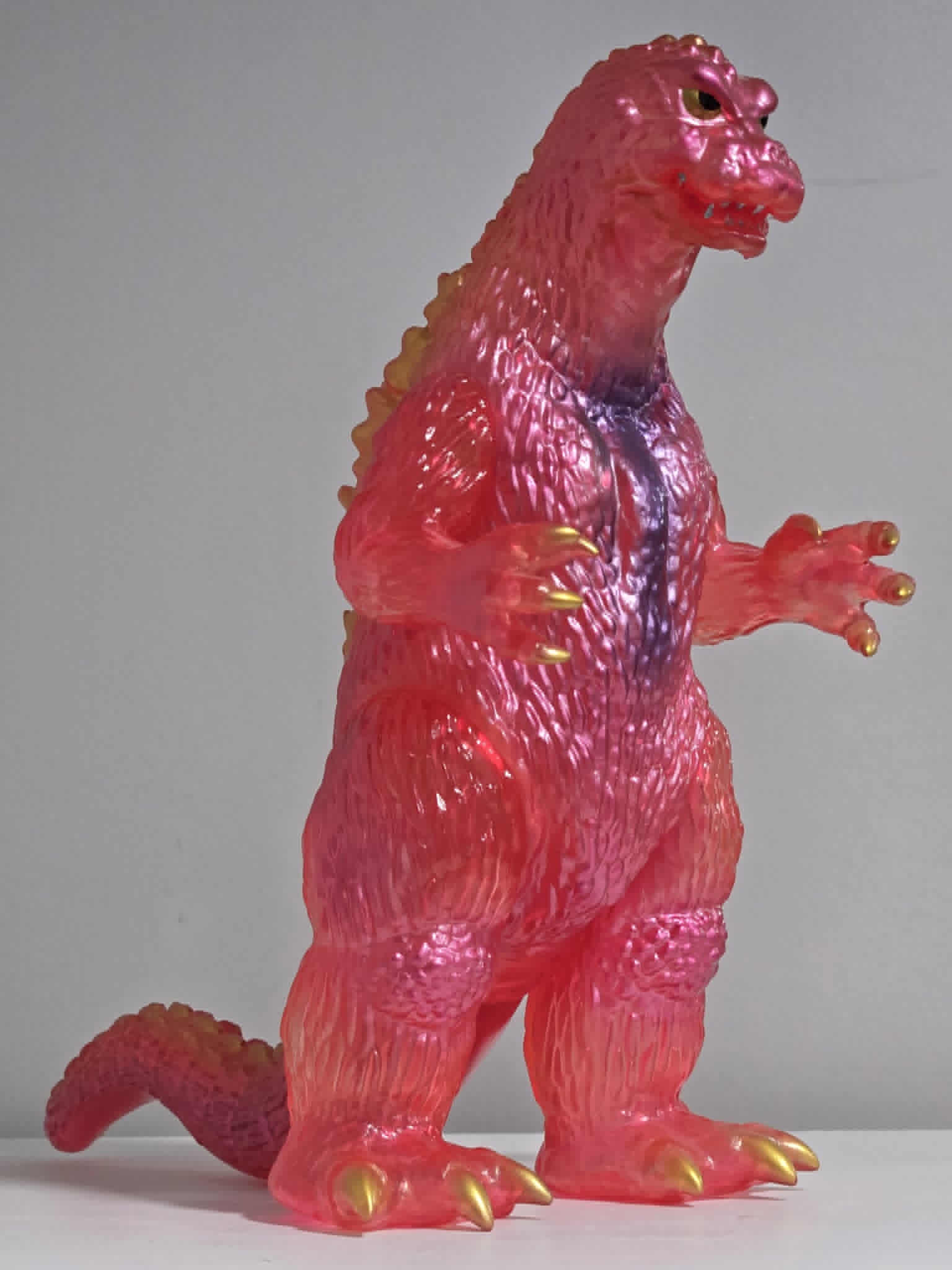 Godzilla 1964 Figure by Gigabrain 10" Tall Translucent Red