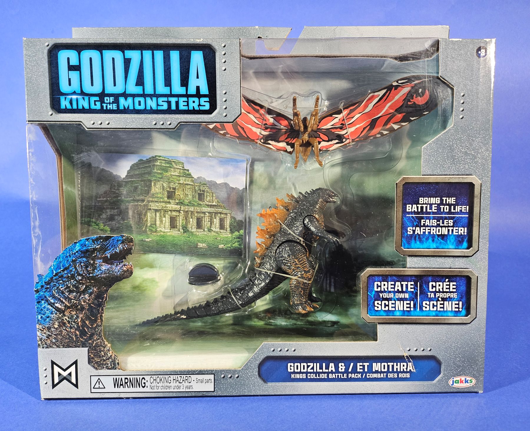 Godzilla & Mothra Battle Pack by Jakks MIB