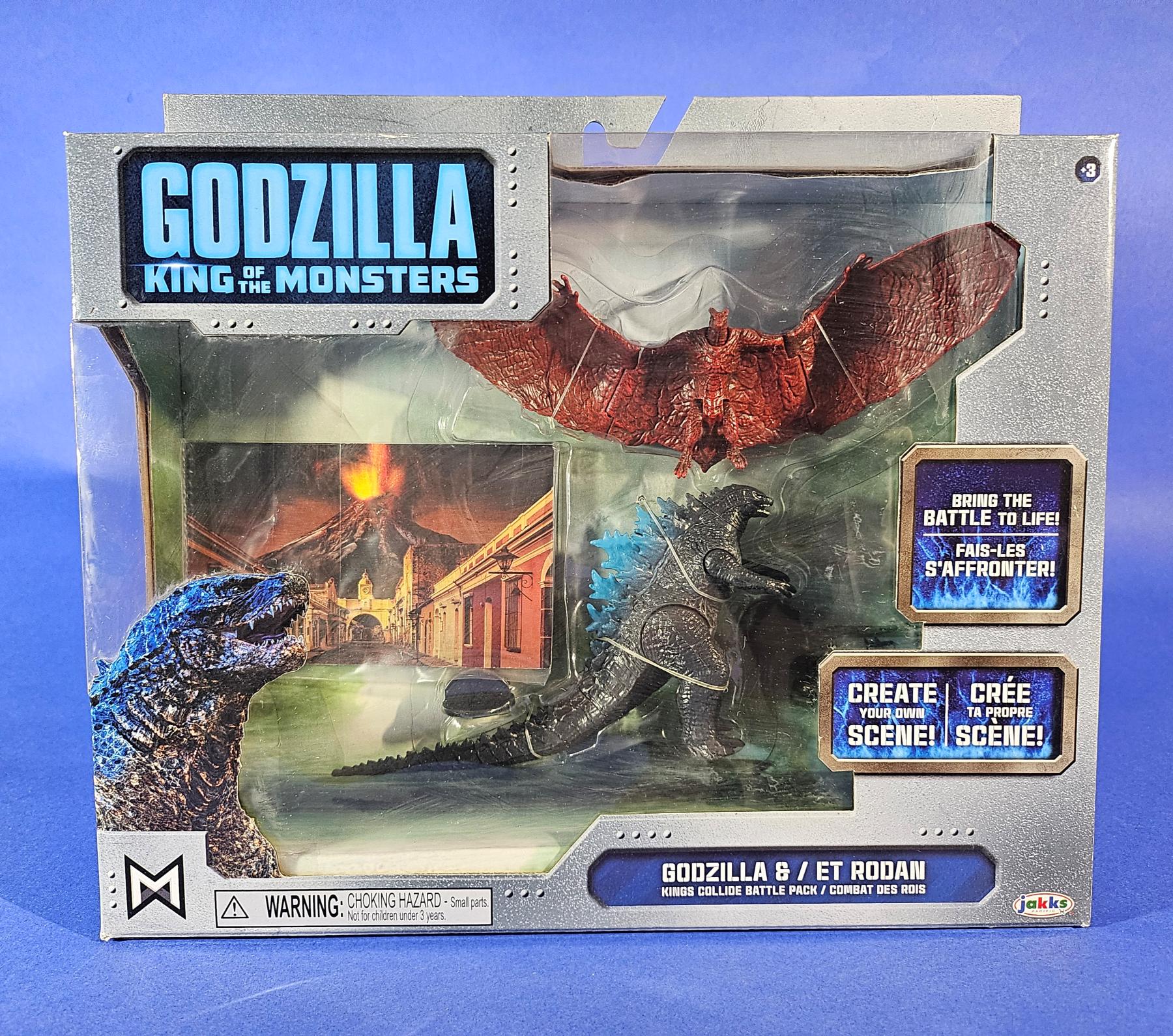 Godzilla & Rodan Battle Pack by JAKKS MIB