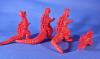 Shin Godzilla Middle-Size 4 Figure Evolution Set by Sarujirushi Red Blank Version — image 2