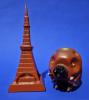 Mothra Larva 1961 with Tokyo Tower Figure Set by Marmit Para-Baby — image 2